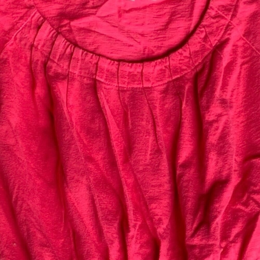 Ann Taylor LOFT Cotton Slub Knit Sleeveless Dress Tie Waist Sz XSP #109G - Picture 6 of 9